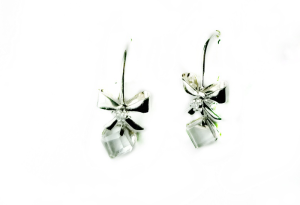 ARETES MOÑO CRISTAL