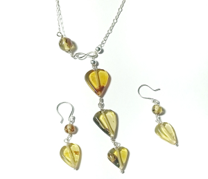 CONJUNTO CORAZOJN AMBAR